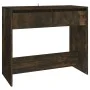 Smoked oak engineered wood console table 89x41x76.5 cm by vidaXL, Side tables - Ref: Foro24-812999, Price: 45,58 €, Discount: %