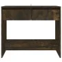 Smoked oak engineered wood console table 89x41x76.5 cm by vidaXL, Side tables - Ref: Foro24-812999, Price: 45,58 €, Discount: %