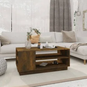Smoked oak engineered wood coffee table 102x55x43 cm by vidaXL, Coffee table - Ref: Foro24-813083, Price: 53,43 €, Discount: %