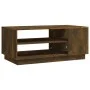 Couchtisch aus geräuchertem Eichenholzwerkstoff, 102 x 55 x 43 cm von vidaXL, Couchtisch - Ref: Foro24-813083, Preis: 53,43 €...