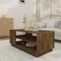 Couchtisch aus geräuchertem Eichenholzwerkstoff, 102 x 55 x 43 cm von vidaXL, Couchtisch - Ref: Foro24-813083, Preis: 53,43 €...