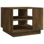 Smoked oak engineered wood coffee table 55x55x43 cm by vidaXL, Coffee table - Ref: Foro24-813086, Price: 45,86 €, Discount: %