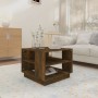 Couchtisch aus geräuchertem Eichenholzwerkstoff, 55 x 55 x 43 cm von vidaXL, Couchtisch - Ref: Foro24-813086, Preis: 46,49 €,...