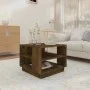 Smoked oak engineered wood coffee table 55x55x43 cm by vidaXL, Coffee table - Ref: Foro24-813086, Price: 45,86 €, Discount: %