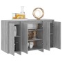 Sonoma gray engineered wood sideboard 120x41x75 cm by vidaXL, Sideboards - Ref: Foro24-813060, Price: 138,38 €, Discount: %