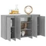 Sonoma gray engineered wood sideboard 120x41x75 cm by vidaXL, Sideboards - Ref: Foro24-813060, Price: 135,87 €, Discount: %