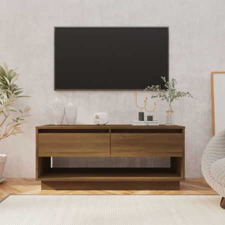TV-Schrank aus braunem Eichenparkett 102x41x44 cm von vidaXL, TV-Möbel - Ref: Foro24-812974, Preis: 57,08 €, Rabatt: %