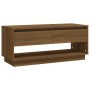 TV-Schrank aus braunem Eichenparkett 102x41x44 cm von vidaXL, TV-Möbel - Ref: Foro24-812974, Preis: 57,08 €, Rabatt: %