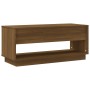 TV-Schrank aus braunem Eichenparkett 102x41x44 cm von vidaXL, TV-Möbel - Ref: Foro24-812974, Preis: 57,08 €, Rabatt: %