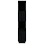Black pine wood shelving/space divider 80x25x132 cm by vidaXL, Bookcases and shelves - Ref: Foro24-814063, Price: 67,25 €, Di...
