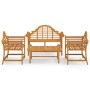 Garden furniture set 4 pieces solid teak wood by vidaXL, Garden sets - Ref: Foro24-3100779, Price: 679,86 €, Discount: %