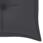 Banco Batavia con cojín antracita madera maciza de teca 150 cm de vidaXL, Bancos de jardín - Ref: Foro24-3100841, Precio: 230...