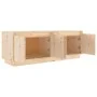 Mueble de TV de madera maciza de pino 110x34x40 cm de vidaXL, Muebles TV - Ref: Foro24-813849, Precio: 90,24 €, Descuento: %
