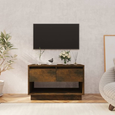 TV-Schrank aus geräuchertem Eichenholzwerkstoff, 70 x 41 x 44 cm von vidaXL, TV-Möbel - Ref: Foro24-812975, Preis: 47,60 €, R...