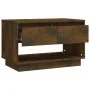 TV-Schrank aus geräuchertem Eichenholzwerkstoff, 70 x 41 x 44 cm von vidaXL, TV-Möbel - Ref: Foro24-812975, Preis: 47,11 €, R...