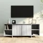 Engineered wood TV stand in Sonoma gray, 130x35x50 cm by vidaXL, TV Furniture - Ref: Foro24-813054, Price: 76,91 €, Discount: %