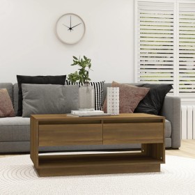 Couchtisch aus eichenbraunem Holzwerkstoff, 102,5 x 55 x 44 cm von vidaXL, Couchtisch - Ref: Foro24-812980, Preis: 82,68 €, R...