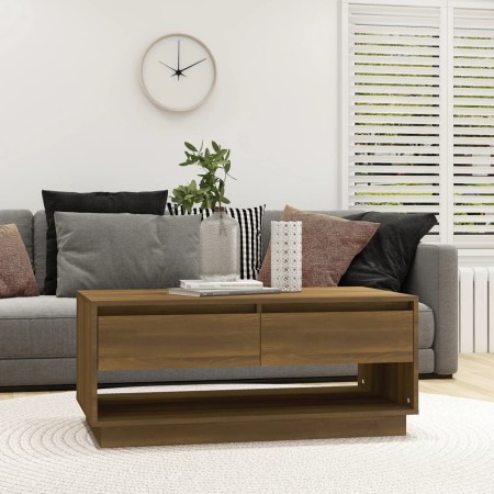 Couchtisch aus eichenbraunem Holzwerkstoff, 102,5 x 55 x 44 cm von vidaXL, Couchtisch - Ref: Foro24-812980, Preis: 82,68 €, R...