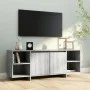 Engineered wood TV stand in Sonoma gray, 130x35x50 cm by vidaXL, TV Furniture - Ref: Foro24-813054, Price: 76,91 €, Discount: %