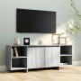 Sonoma grau Holzwerkstoff TV-Ständer 130x35x50 cm von vidaXL, TV-Möbel - Ref: Foro24-813054, Preis: 78,01 €, Rabatt: %
