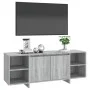 Engineered wood TV stand in Sonoma gray, 130x35x50 cm by vidaXL, TV Furniture - Ref: Foro24-813054, Price: 76,91 €, Discount: %