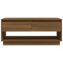 Oak brown engineered wood coffee table 102.5x55x44 cm by vidaXL, Coffee table - Ref: Foro24-812980, Price: 82,68 €, Discount: %