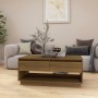 Couchtisch aus eichenbraunem Holzwerkstoff, 102,5 x 55 x 44 cm von vidaXL, Couchtisch - Ref: Foro24-812980, Preis: 82,68 €, R...