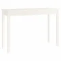 Solid white pine wood console table 110x40x75 cm by vidaXL, Side tables - Ref: Foro24-814240, Price: 74,19 €, Discount: %