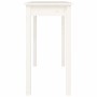 Solid white pine wood console table 110x40x75 cm by vidaXL, Side tables - Ref: Foro24-814240, Price: 76,81 €, Discount: %