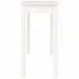 Solid white pine wood console table 110x40x75 cm by vidaXL, Side tables - Ref: Foro24-814240, Price: 74,19 €, Discount: %