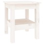 Couchtisch aus massivem weißem Kiefernholz, 35 x 35 x 40 cm von vidaXL, Couchtisch - Ref: Foro24-814260, Preis: 51,13 €, Raba...