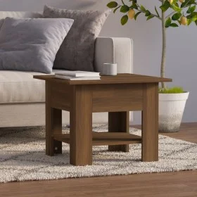 Oak brown engineered wood coffee table 55x55x42 cm by vidaXL, Coffee table - Ref: Foro24-813079, Price: 42,77 €, Discount: %