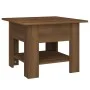 Oak brown engineered wood coffee table 55x55x42 cm by vidaXL, Coffee table - Ref: Foro24-813079, Price: 42,77 €, Discount: %