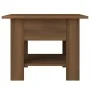 Oak brown engineered wood coffee table 55x55x42 cm by vidaXL, Coffee table - Ref: Foro24-813079, Price: 42,77 €, Discount: %