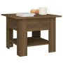 Oak brown engineered wood coffee table 55x55x42 cm by vidaXL, Coffee table - Ref: Foro24-813079, Price: 42,77 €, Discount: %