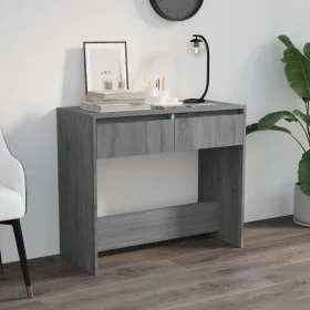 Engineered wood gray Sonoma console table 89x41x76.5 cm by vidaXL, Side tables - Ref: Foro24-813000, Price: 57,31 €, Discount: %
