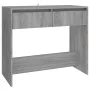 Engineered wood gray Sonoma console table 89x41x76.5 cm by vidaXL, Side tables - Ref: Foro24-813000, Price: 57,31 €, Discount: %