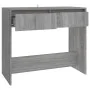 Engineered wood gray Sonoma console table 89x41x76.5 cm by vidaXL, Side tables - Ref: Foro24-813000, Price: 57,31 €, Discount: %