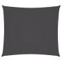 Toldo de vela rectangular tela Oxford gris antracita 2x2,5 m