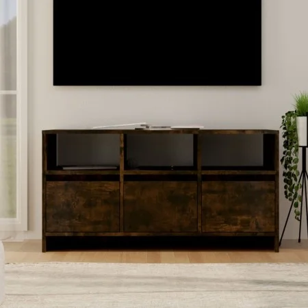 Eiche geräuchert Holzwerkstoff TV-Ständer 102x37,5x52,5cm von vidaXL, TV-Möbel - Ref: Foro24-813023, Preis: 66,04 €, Rabatt: %