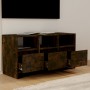 Eiche geräuchert Holzwerkstoff TV-Ständer 102x37,5x52,5cm von vidaXL, TV-Möbel - Ref: Foro24-813023, Preis: 66,72 €, Rabatt: %