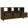 Eiche geräuchert Holzwerkstoff TV-Ständer 102x37,5x52,5cm von vidaXL, TV-Möbel - Ref: Foro24-813023, Preis: 66,72 €, Rabatt: %
