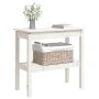 Konsolentisch aus massivem weißem Kiefernholz, 80 x 40 x 75 cm von vidaXL, Seitentische - Ref: Foro24-814305, Preis: 68,20 €,...