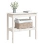 Konsolentisch aus massivem weißem Kiefernholz, 80 x 40 x 75 cm von vidaXL, Seitentische - Ref: Foro24-814305, Preis: 69,14 €,...