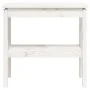 Konsolentisch aus massivem weißem Kiefernholz, 80 x 40 x 75 cm von vidaXL, Seitentische - Ref: Foro24-814305, Preis: 68,20 €,...