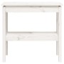 Konsolentisch aus massivem weißem Kiefernholz, 80 x 40 x 75 cm von vidaXL, Seitentische - Ref: Foro24-814305, Preis: 69,14 €,...