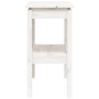 Solid white pine wood console table 80x40x75 cm by vidaXL, Side tables - Ref: Foro24-814305, Price: 69,14 €, Discount: %