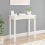 Konsolentisch aus massivem weißem Kiefernholz 80x40x75 cm von vidaXL, Seitentische - Ref: Foro24-814245, Preis: 62,25 €, Raba...