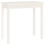 Konsolentisch aus massivem weißem Kiefernholz 80x40x75 cm von vidaXL, Seitentische - Ref: Foro24-814245, Preis: 62,25 €, Raba...