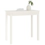 Konsolentisch aus massivem weißem Kiefernholz 80x40x75 cm von vidaXL, Seitentische - Ref: Foro24-814245, Preis: 62,25 €, Raba...